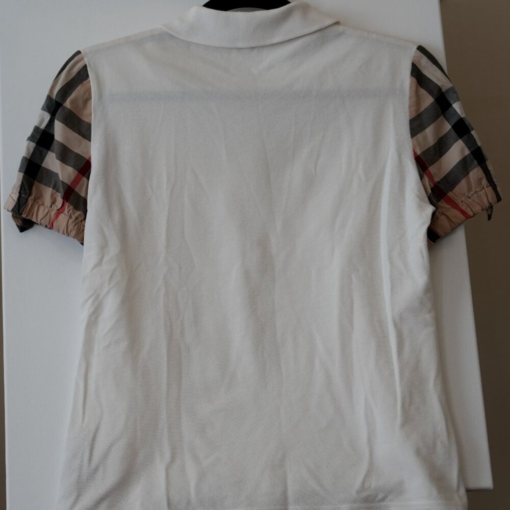 Burberry Brit Polo Size Medium Designer Casual Top - Picture 2 of 4